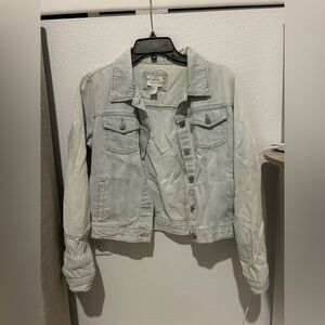 Forever 21 light wash denim jacket
